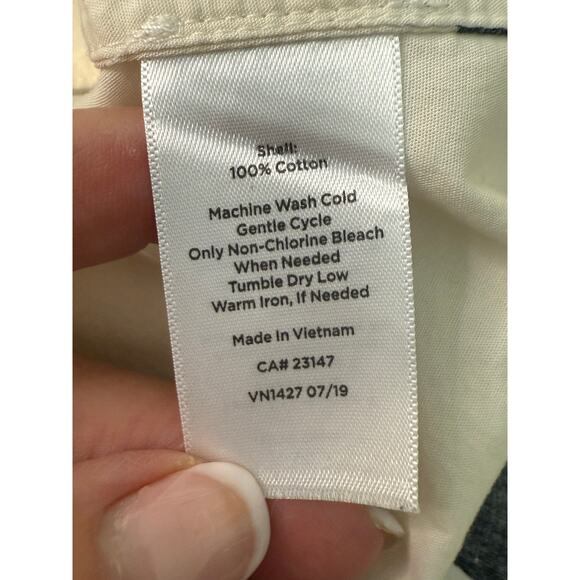 Talbots All Over Scottie Dog Print Button Down Shirt Womens Size M - Picture 5 of 6